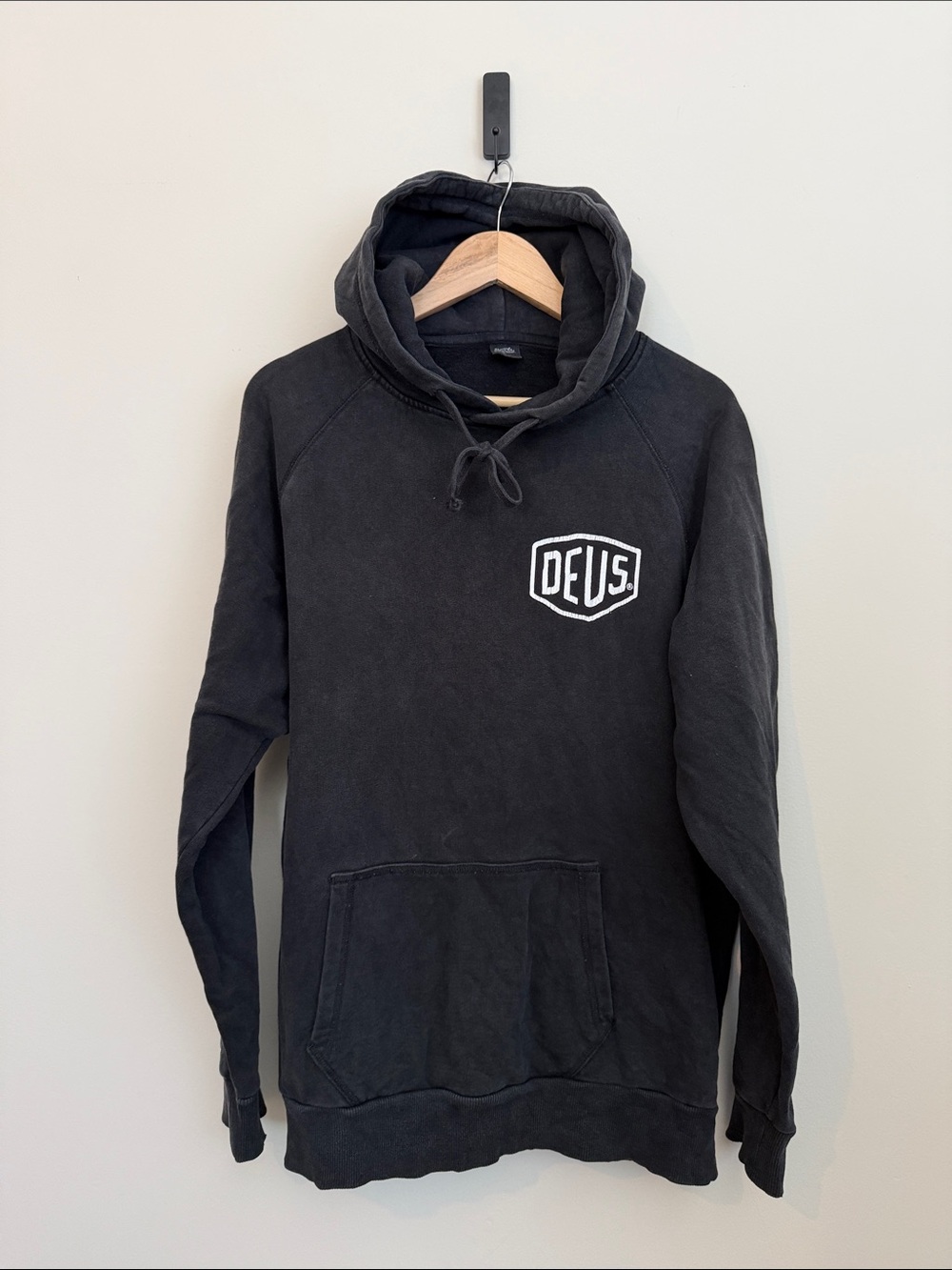 DEUS Black Sweatshirt Hoodie - MILANO